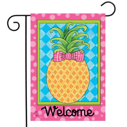 Pineapple Welcome Garden Flag