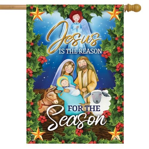 Jesus is the Reason House Flag