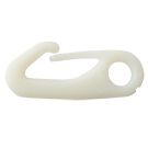 Snaphook White Nylon  (Pair)