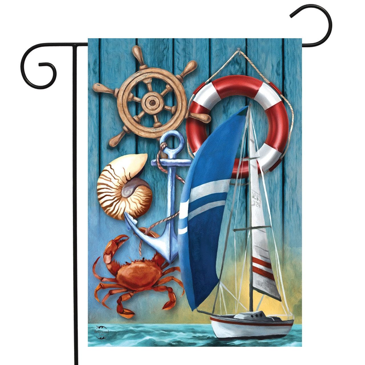 Nautical Adventure Garden Flag
