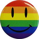 Pride Happy Face Button
