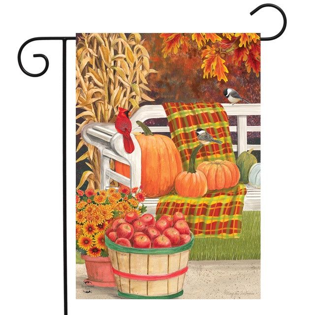 Autumn Picnic House Flag