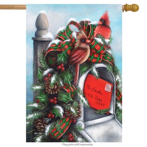 Letter to Santa House Flag