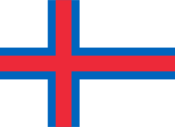 Faroe Islands Flag (200/210D Nylon), Size: 36x72&quot;