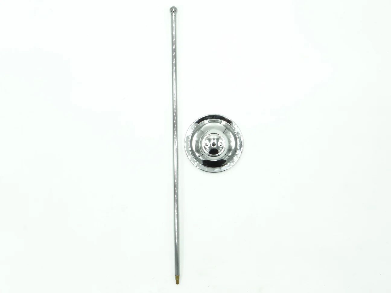 Silver Metal Weighted Bases 4 x 6&quot;, Holes: 1 Hole