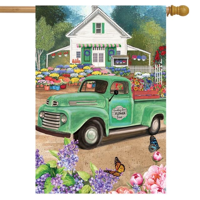 Flower Farm Garden Flag