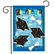 Graduation Celebration Garden Flag