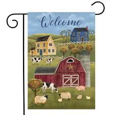 Spring Countryside Garden Flag