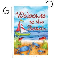 Welcome to the Beach House Flag