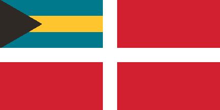 Bahamas Merchant Flag (200D Nylon), Size: 36x72&quot;