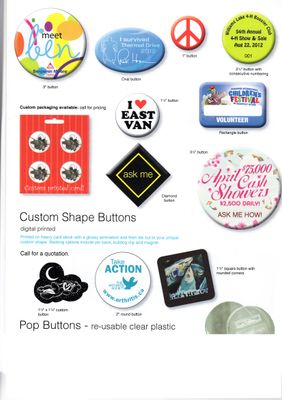 Buttons &amp; Pins
