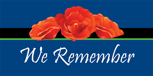 We Remember Decorative Flags (210D Nylon), Size: 28x40&quot;, Sleeve Finish: Open Sleeve