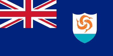 Anguilla Flag (70D Nylon), Size: 36" x 72"