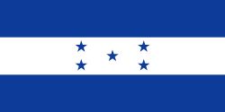 Honduras Flag (210D Nylon), Size: 36x72&quot;
