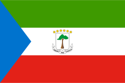 Equatorial Guinea Flag (210D Nylon), Size: 36x72&quot;
