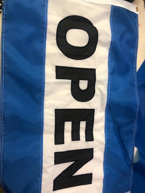 OPEN Flags Custom Sewn (200D Nylon)