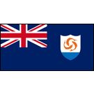 Anguilla Stick Flags, Finish: Heat Cut, Size: 4x6&quot;