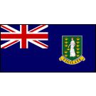 British Virgin Islands Stick Flags, Finish: Heat Cut, Size: 4x6&quot;