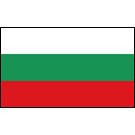 Bulgaria Stick Flags, Finish: Heat Cut, Size: 4x6&quot;