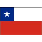 Chile Stick Flags, Finish: Heat Cut, Size: 4x6&quot;