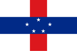 Netherlands Antilles Stick Flags, Size: Netherlands Antilles Stick Flag/4 x 6 &#39;&#39;/ Hemmed