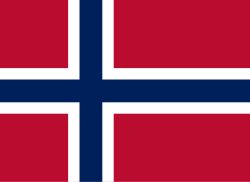 Norway Stick Flags, Finish: Heat Cut, Size: 4x6&quot;