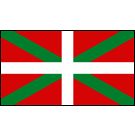 Basques Stick Flags, Finish: Heat Cut, Size: 4x6&quot;