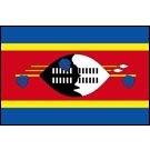 Eswatini (Swaziland) Stick Flags, Finish: Heat Cut, Size: 4x6&quot;