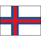 Faeroe Islands Stick Flags, Finish: Heat Cut, Size: 4x6&quot;
