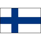 Finland Stick Flags, Finish: Heat Cut, Size: 4x6"