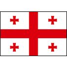 Georgia Stick Flags, Finish: Heat Cut, Size: 4x6"