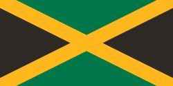 Jamaica Stick Flags, Finish: Heat Cut, Size: 4x6&quot;