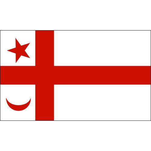 Mi&#39;kmaq Stick Flags, Finish: Heat Cut, Size: 4x6&quot;