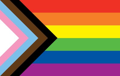 Inclusive Pride Car Window Flag