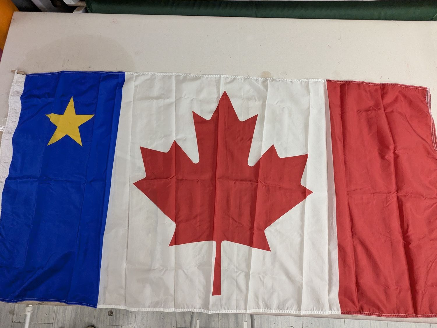 Acadian/Canadian flag