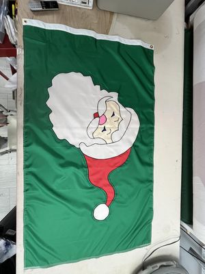 Santa Claus Flag Custom Sewn (200D Nylon)