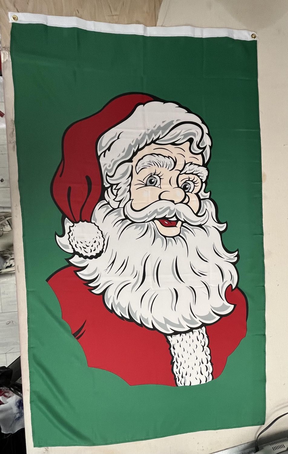 Happy Santa Flag