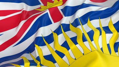 British Columbia Flags (210D Nylon)