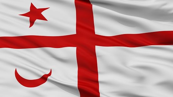 Mi'kmaq Flags (210D Nylon), Size: 18x36", Sleeve Finish: Grommets