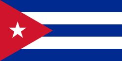 Cuba Flag (Econo Polyester), Size: 36x60"