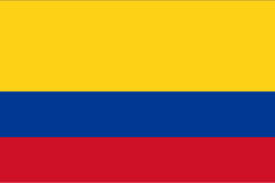 Colombia Flag (Econo Polyester), Size: 36x60"