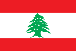Lebanon Flag (Econo Polyester)