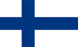 Finland Flag (210D Nylon), Size: 36x72"