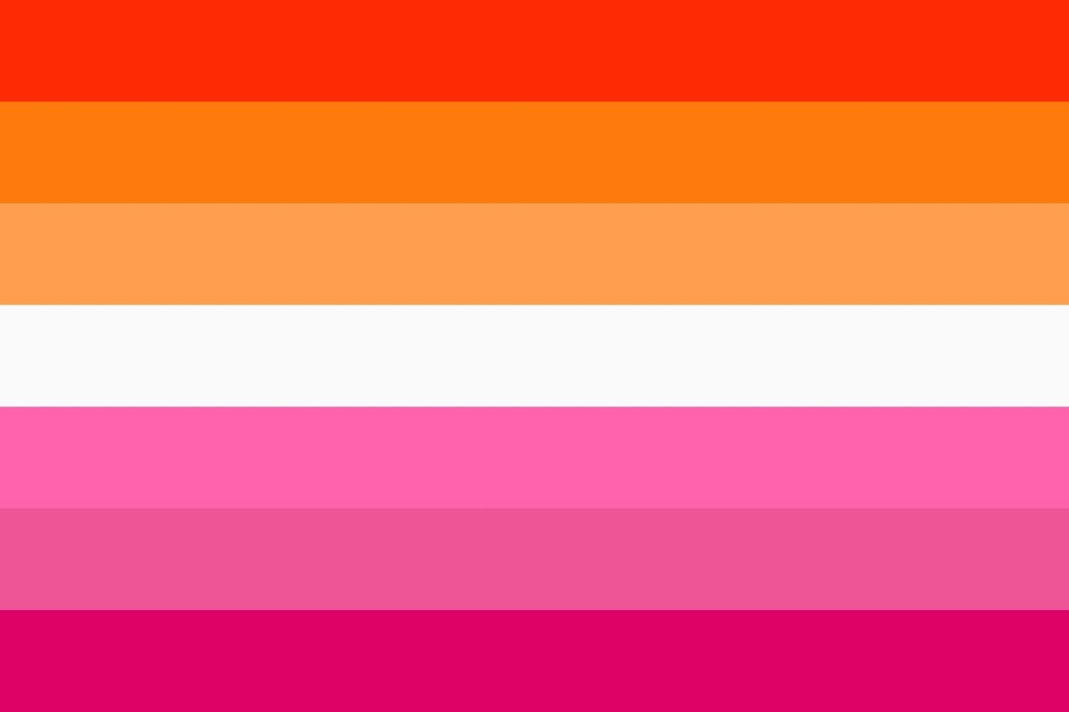 Lesbian Flag (Econo Polyester), Size: 2x3'