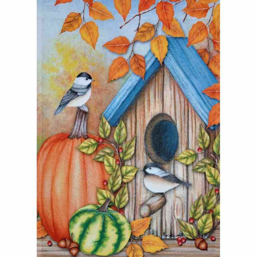 Autumn Home House Flag