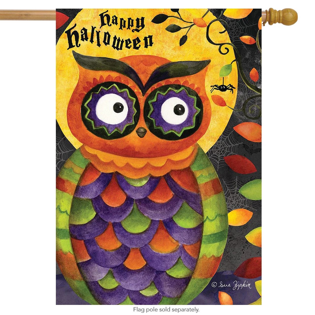 Spooky Owl House Flag