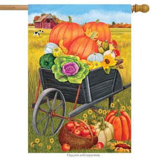 Farm Fresh House Flag