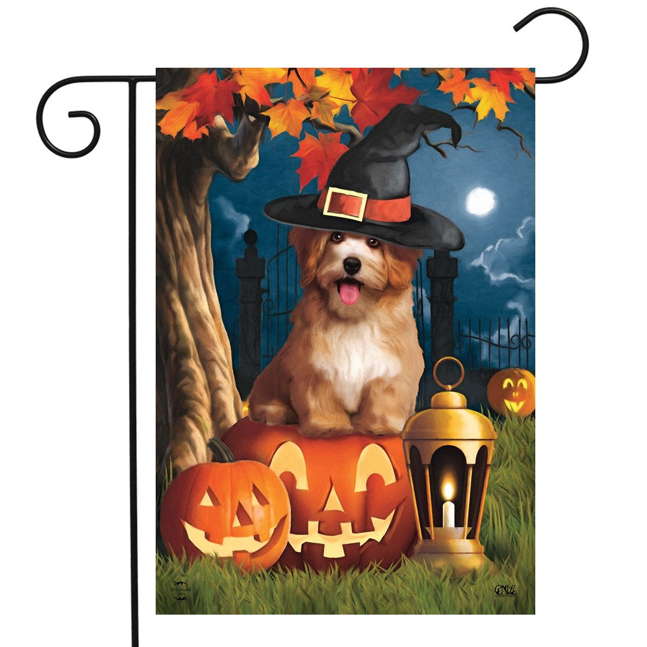 Halloween Dog House Flag