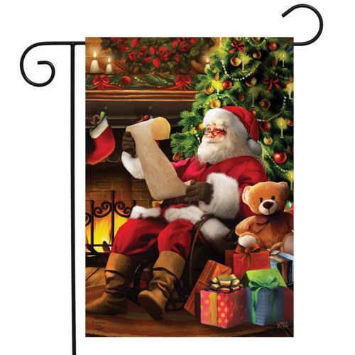 Naughty or Nice Garden Flag