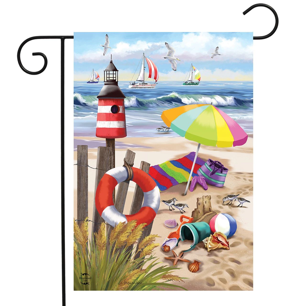 Shore Life Garden Flag